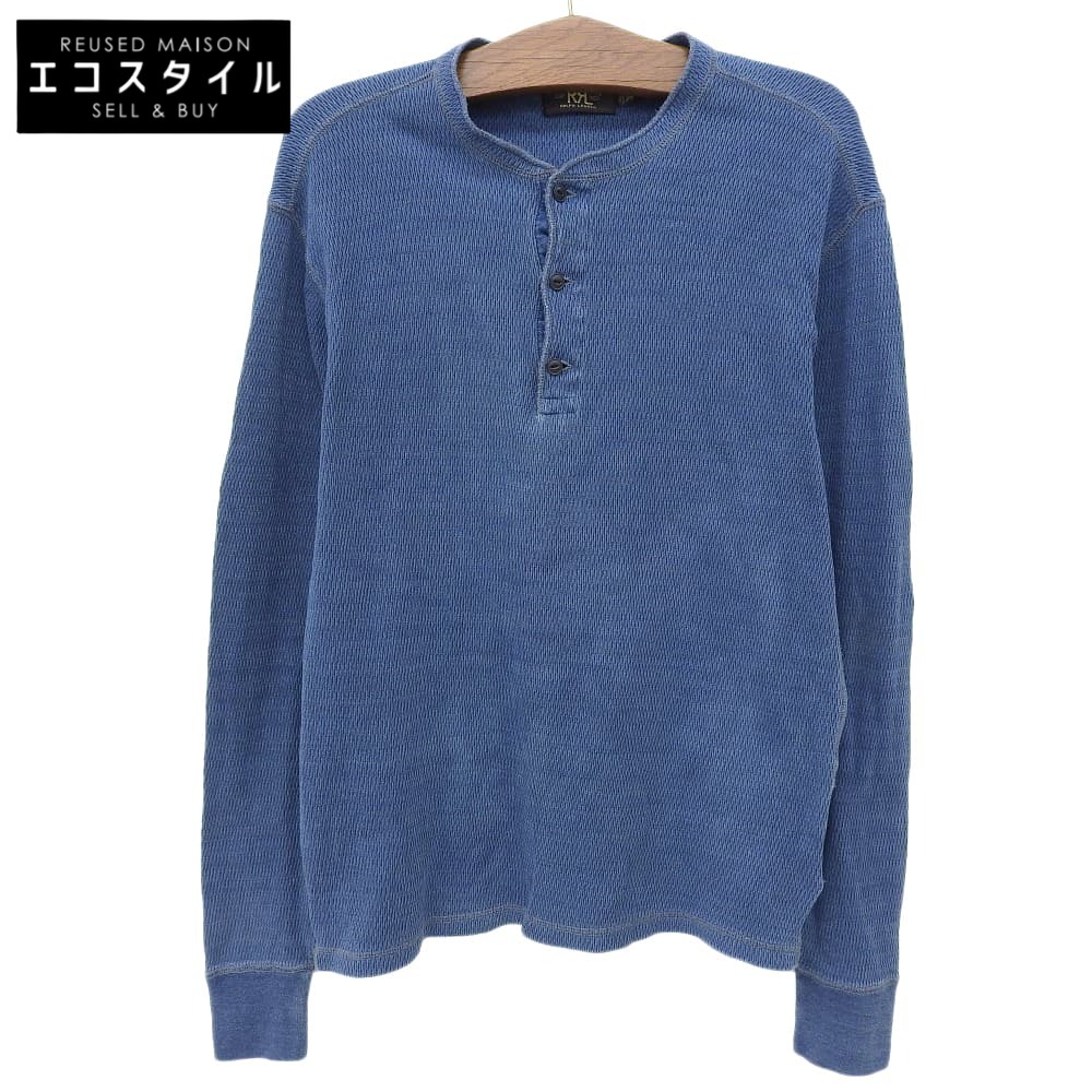 RRL ダブルアールエル ヘンリーネックカットソー Sサイズ ダークブルー 美品 楽天市場】RRL ラルフローレン DOUBLE RL ダブルアールエル ヘンリー