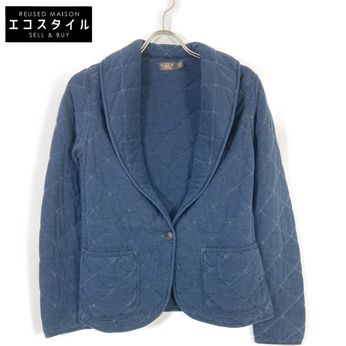 RR KOLB コットン/ナイロンライダースジャケット