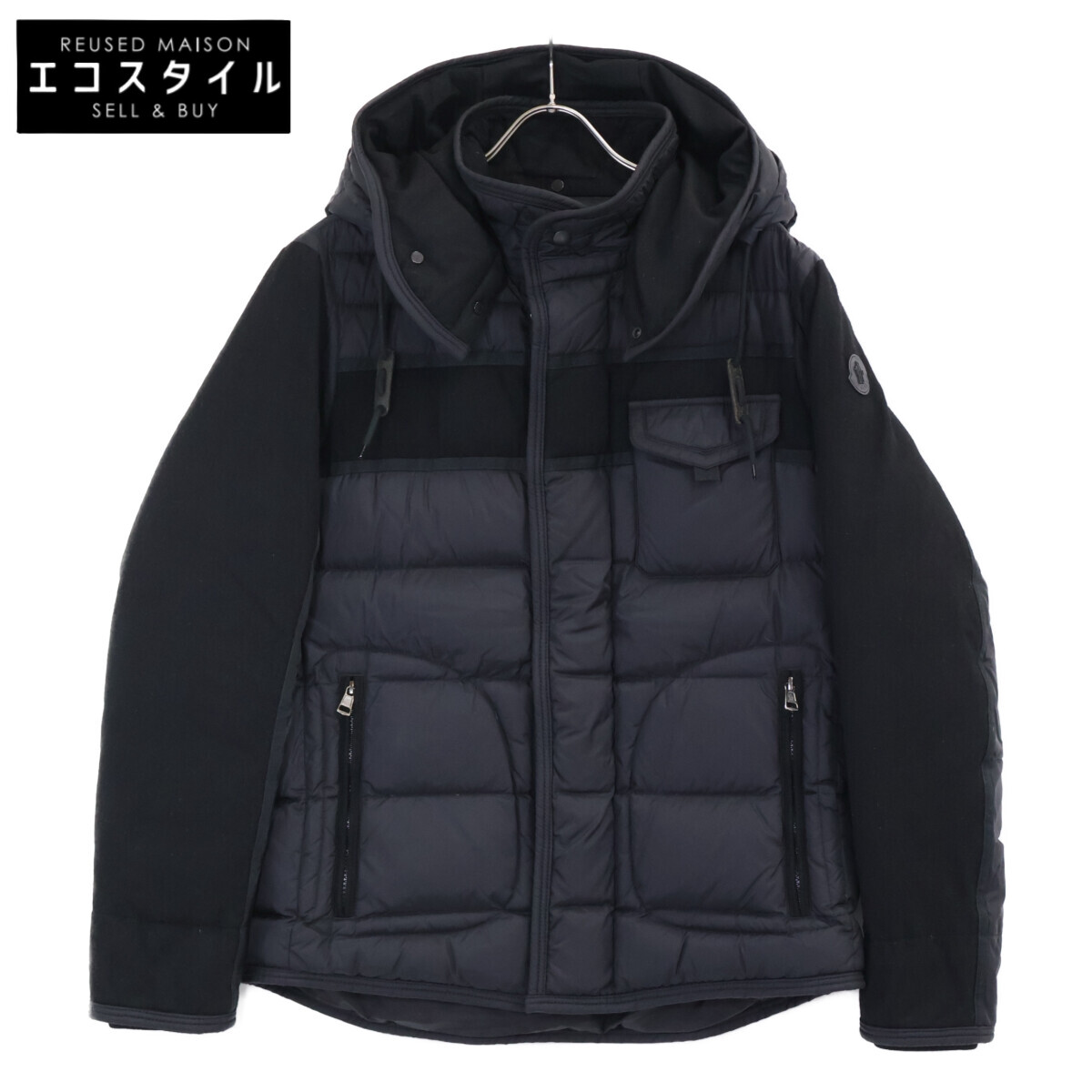 楽天市場】MONCLER RYAN DOWN JACKET BLACK Size-4 C20914139285