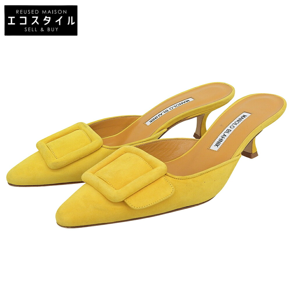 楽天市場】MANOLO BLAHNIK マノロブラニク ミュール HOURAMUFLAT 010