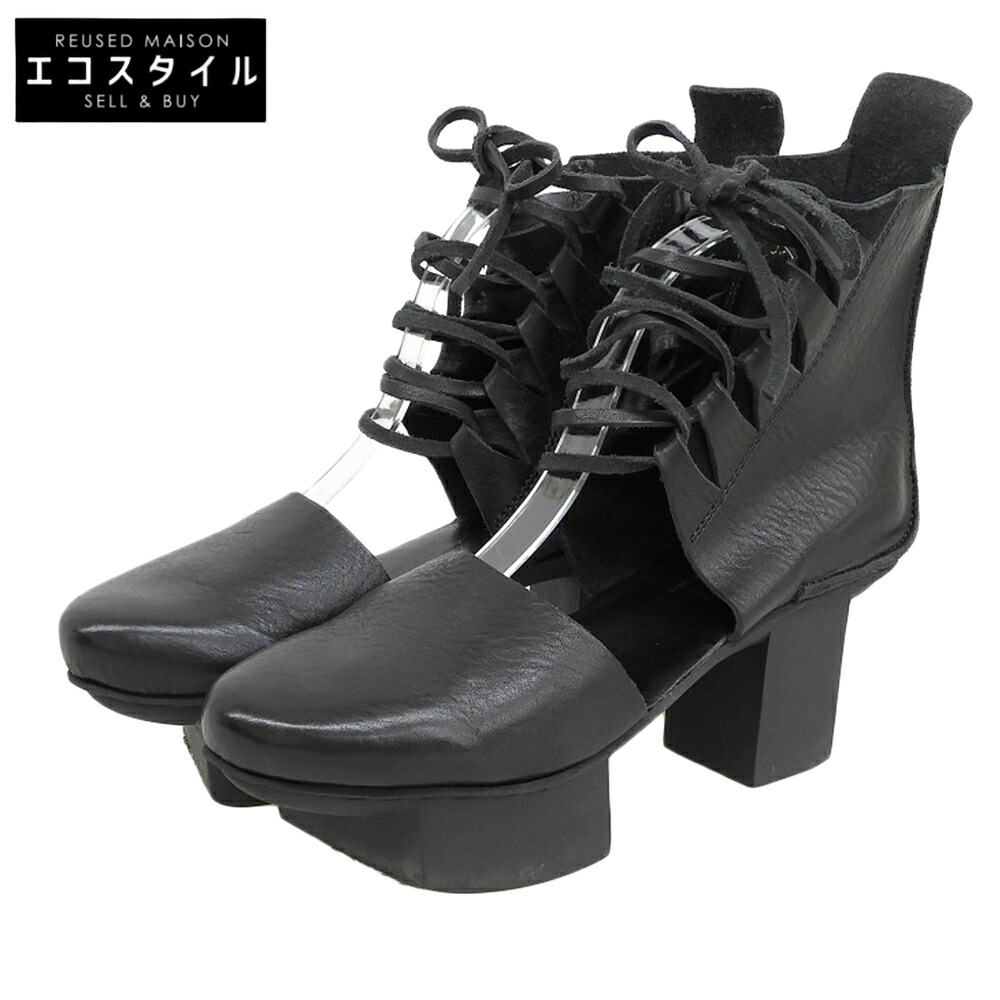 未使用 trippen Pan f ( black-waw ) size38 楽天市場】trippen トリッペン Pan f レザー アンクルストラップ