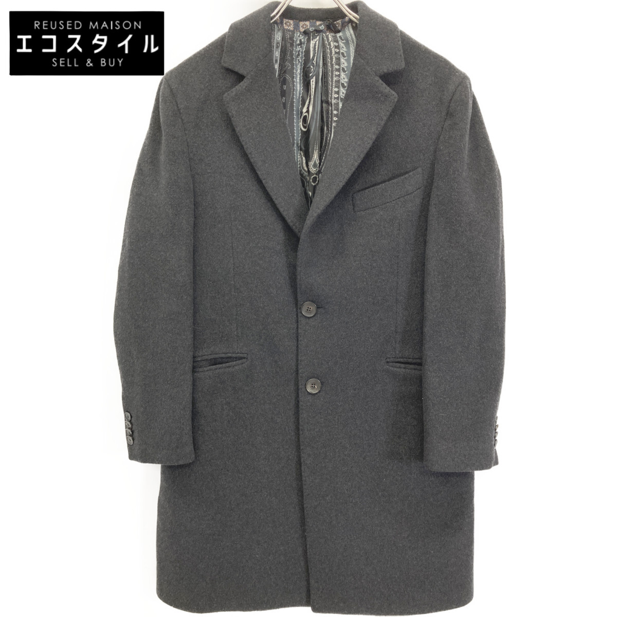 楽天市場】エトロ ETRO コート チェスターコート ロングコート