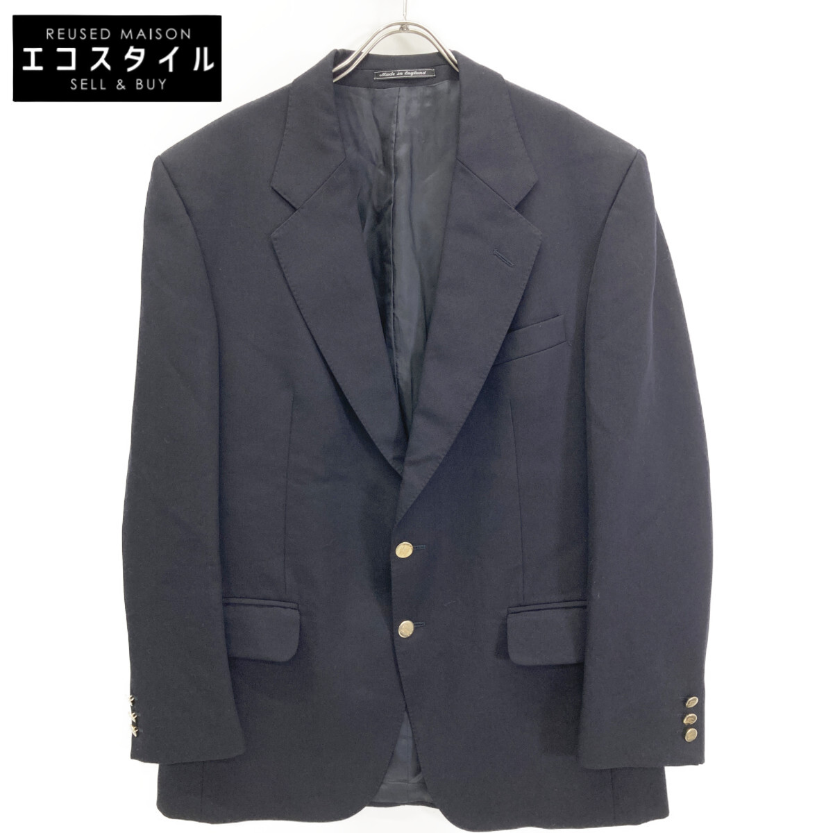 Burberry\u0027s バーバリーズ 米国海軍 金名取り草 2B 上衣 上衣   S 米国海軍 メンズ 【中古】