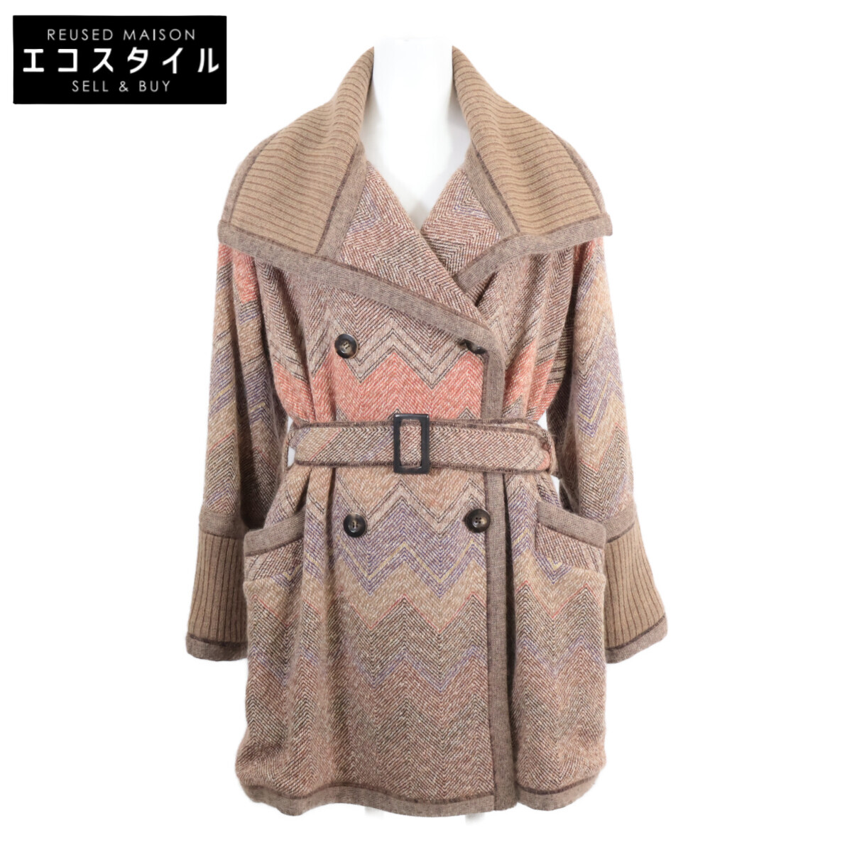 楽天市場】MISSONI ミッソーニ コート 良好 マルチカラー レディース