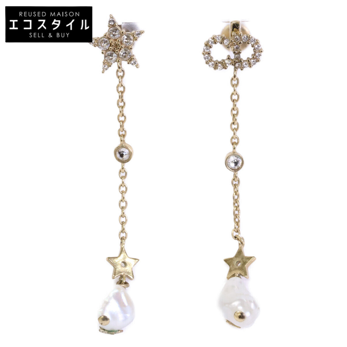 楽天市場】Diorディオール パール トライバル ボール ダブルキャッチ