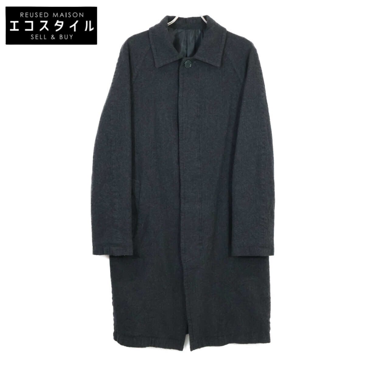 undercover ウール　コート UNDERCOVER(アンダーカバー) T／Window pane check trench coat プリマ