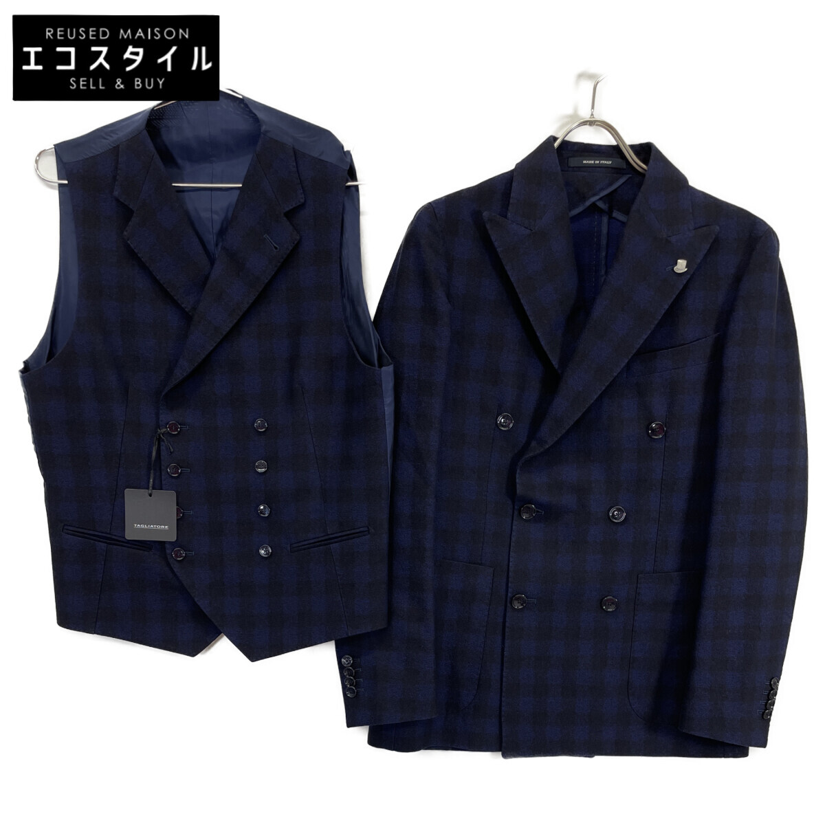 楽天市場】TAGLIATORE タリアトーレ 国内正規 1SBM22K ギンガム