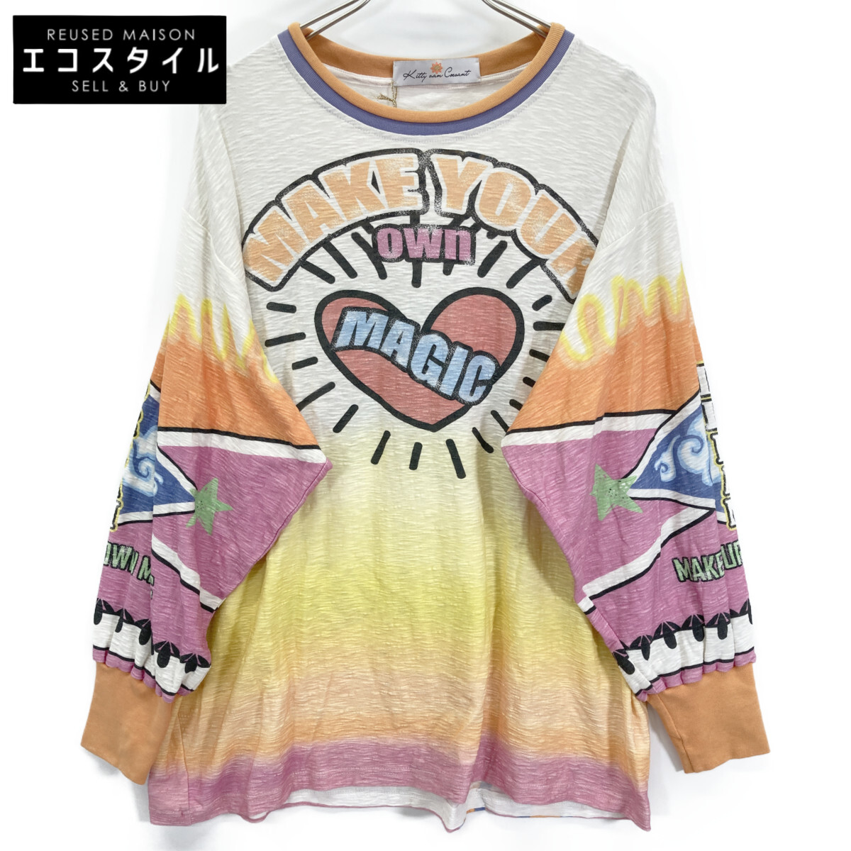 Kitty van Coesant キティヴァンクーサント MAGICAL CRUSH T-DRESS トップス 1 マルチカラー レディース 【中古】