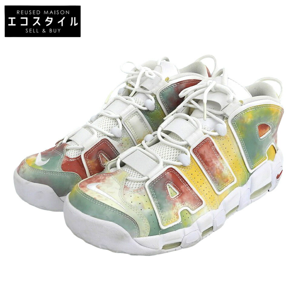 NIKE ナイキ AIR MORE UPTEMPO UNITED KINGDOM シューズ メンズ ホワイト×マルチカラー 29cm AV3809-700 シューズ 11(US) ホワイト/マルチカラー メンズ 【中古】画像