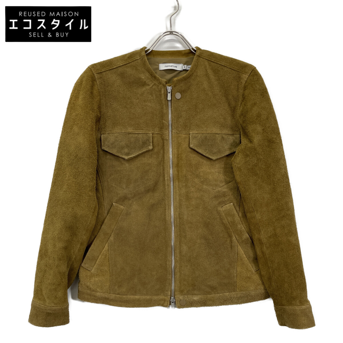 nonnative COACH JACKET COW LEATHER ベージュ nonnative COACH JACKET COW LEATHER ベージュ nonnative COACH JACKET