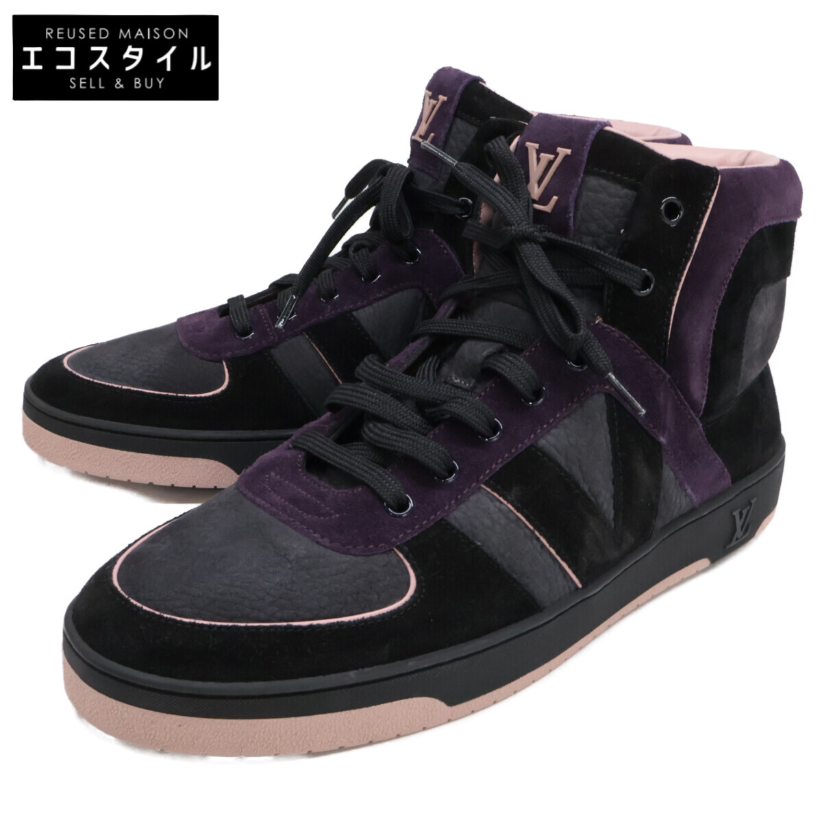 楽天市場】LOUIS VUITTON ルイ ヴィトン MS1107 ハイカット スニーカー