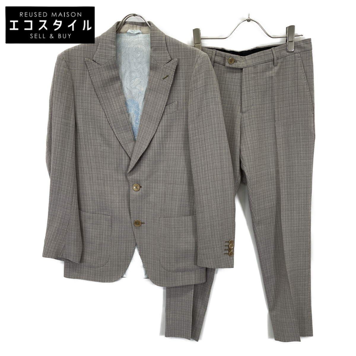 楽天市場】【中古】 ETRO （エトロ） SUPERLEGGERA ｾｯﾄｱｯﾌﾟ ｽｰﾂ メンズ