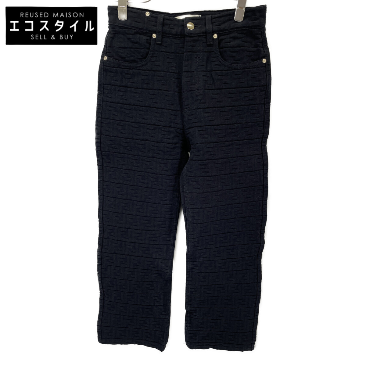 楽天市場】FENDI フェンディ D-HG-1234 ズッカ柄ジャガード パンツ