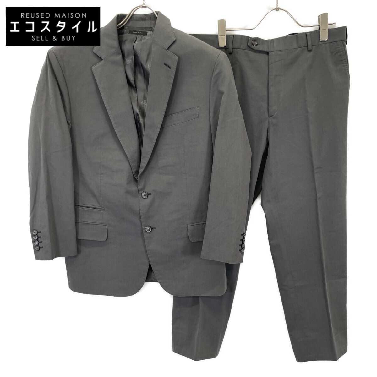 Brioni ブリオーニ RAOB0O グレー PRE COUTURE スーツ スーツ セットアップ グレー メンズ 【中古】｜ブランドリユース エコスタイル 31,460円