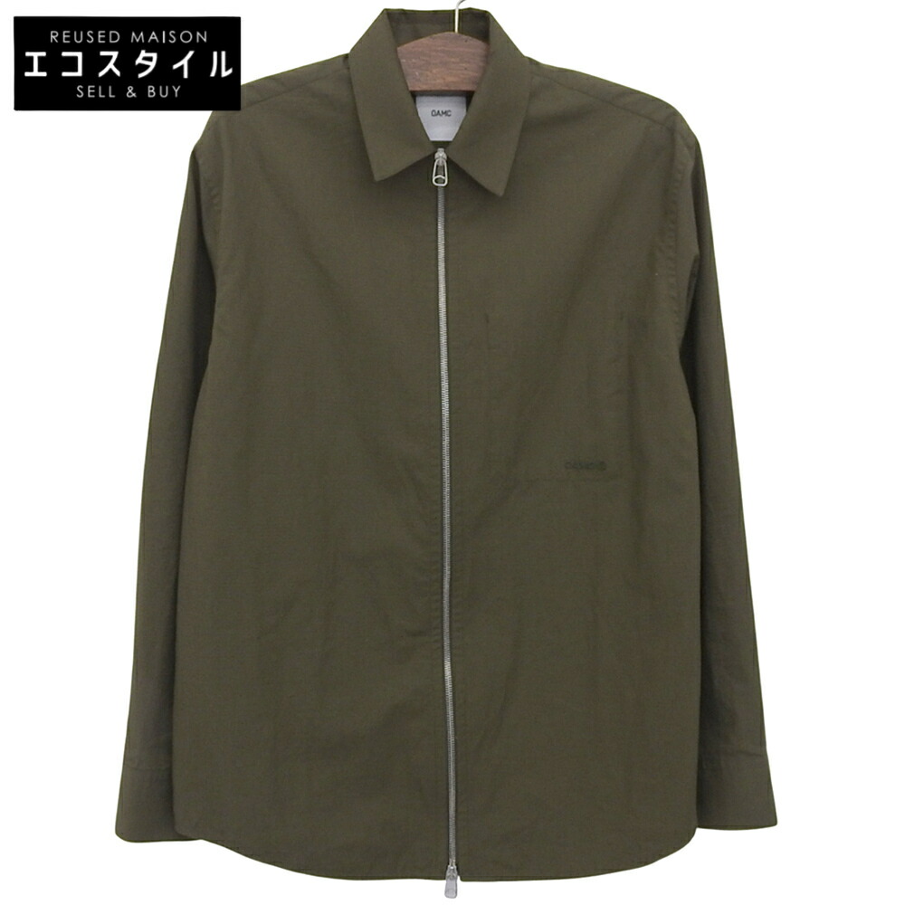 OAMC オーエーエムシー 新品負けず劣らず IAN プルオーバー上衣 メンズ カーキ S 24E28OAU94 上衣   S カーキ メンズ 【中古】