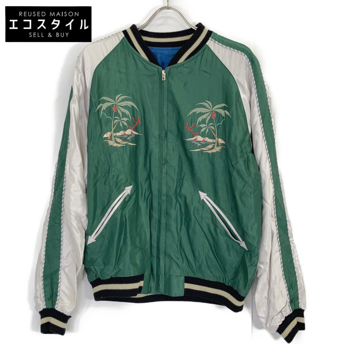 テーラー東洋 別珍 GREENLAND 鷹 リバーシブル スカジャン テーラー