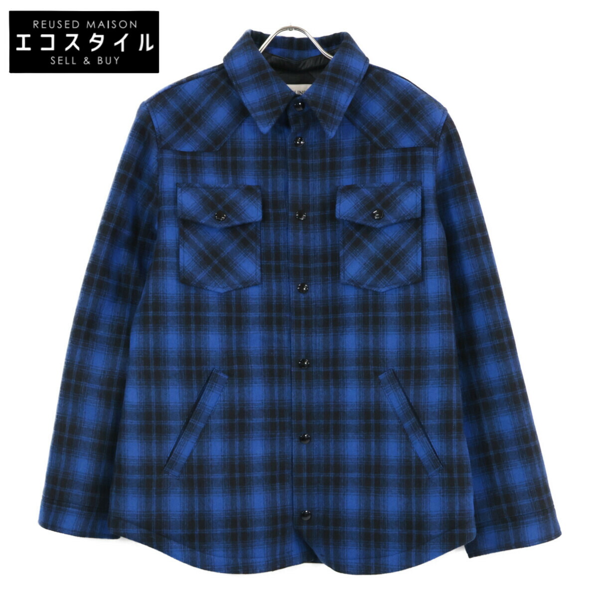 楽天市場】CELINE セリーヌ シャツジャケット 2W410994R.07RK メンズ