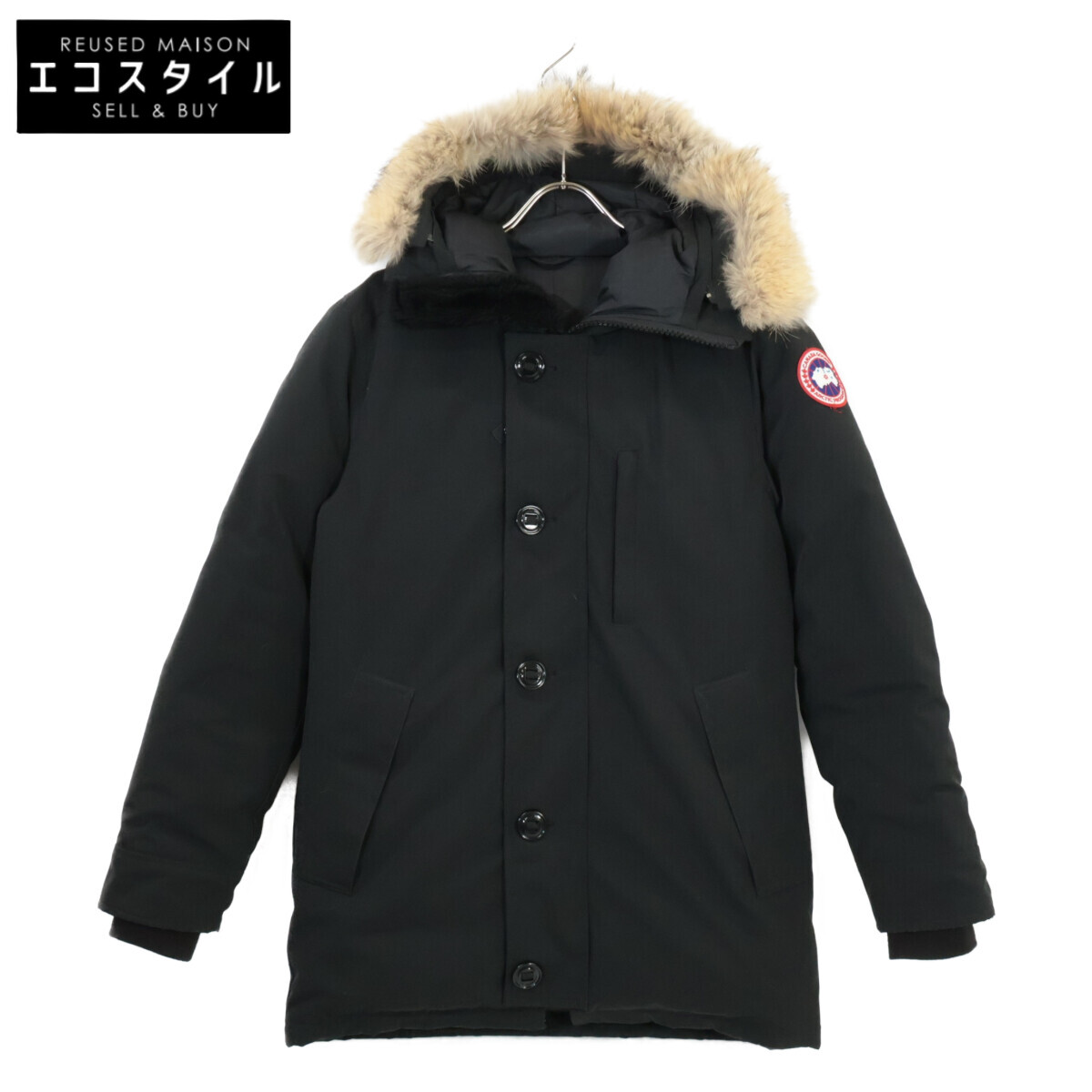 CANADA GOOSE カナダグース 3438JM Jasper/ジャスパー アノラック 上衣   XS 黒いこと メンズ 【中古】