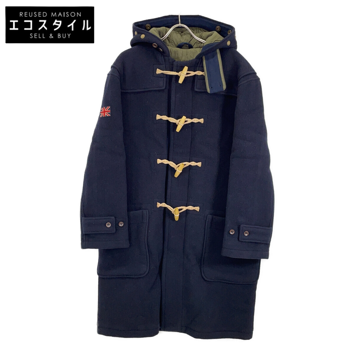 POLO RALPH LAUREN スウェード　ダッフルコート　L 楽天市場】90s Polo Ralph Lauren Sheepskin Suede Duffel Coat 黒 M