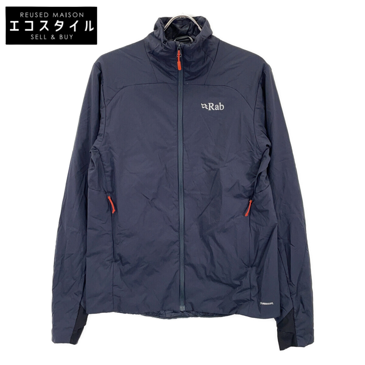 Rab 優しいこと Xenair Light ゼネアライト 上衣 米国海軍 上衣   S 黒いこと メンズ 【中古】