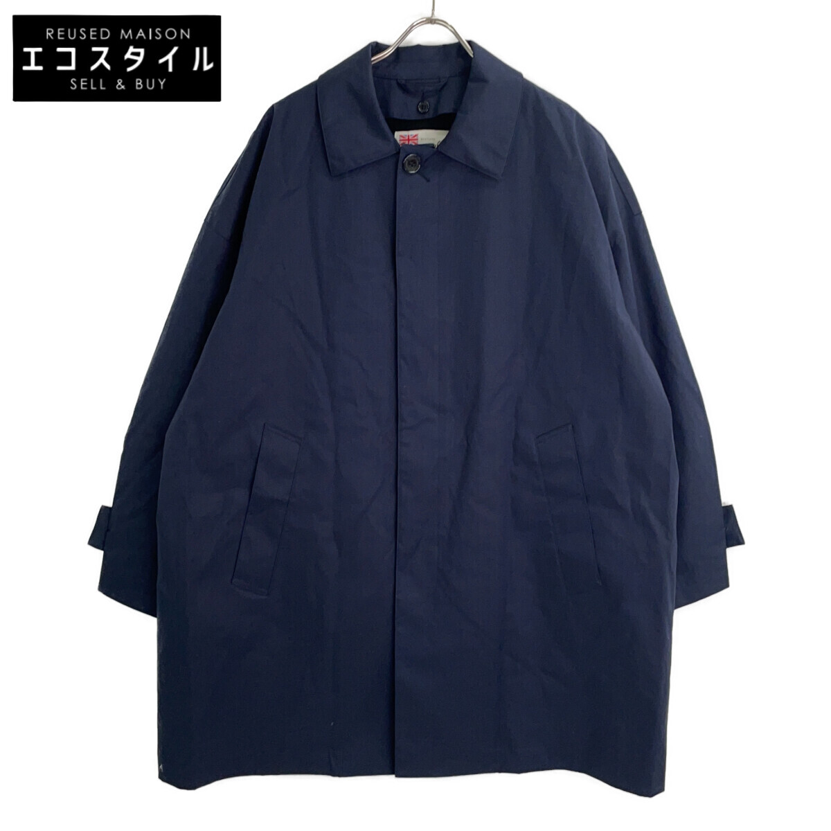 TRADITIONAL WEATHERWEAR トラディショナルウェザーウェア G242KGFCO0401SR 米国海軍 狂飆判子 マールトン ウィズ ラインドライブ 厚地の外套 厚地の外套   38 米国海軍 メンズ 【中古】