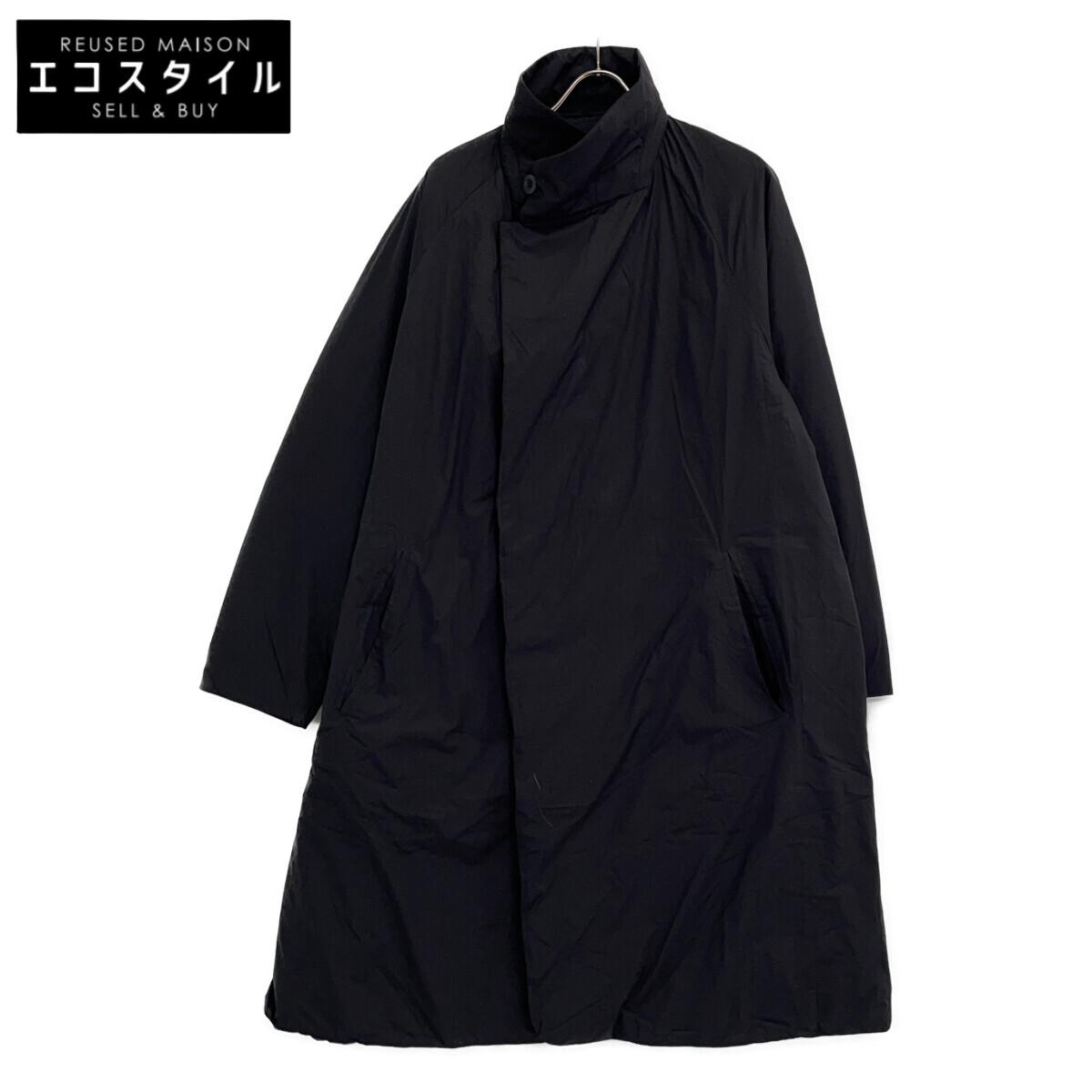 ZUCCa ズッカ CZ24FA908 ALLIED ナイロンダウンコート 黒いこと 厚地の外套   M 黒いこと メンズ 【中古】