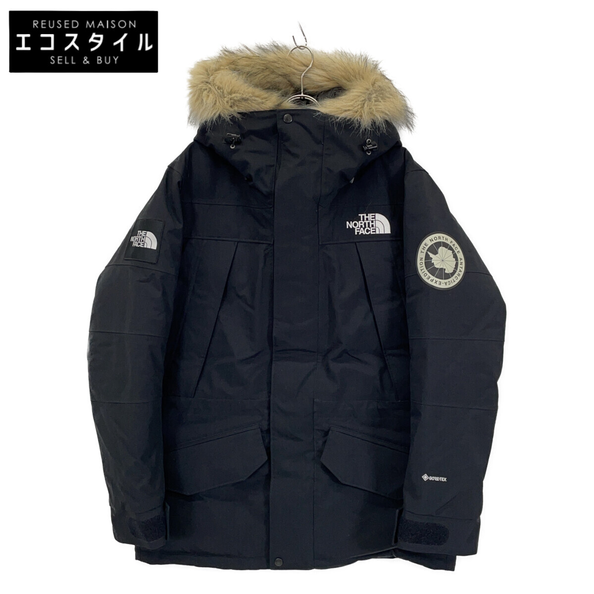 THE NORTH FACE 北の方人間の顔 ND92342 ANTARCTICA  黒いこと アンタークティカパーカー 上衣   L 黒いこと メンズ 【中古】