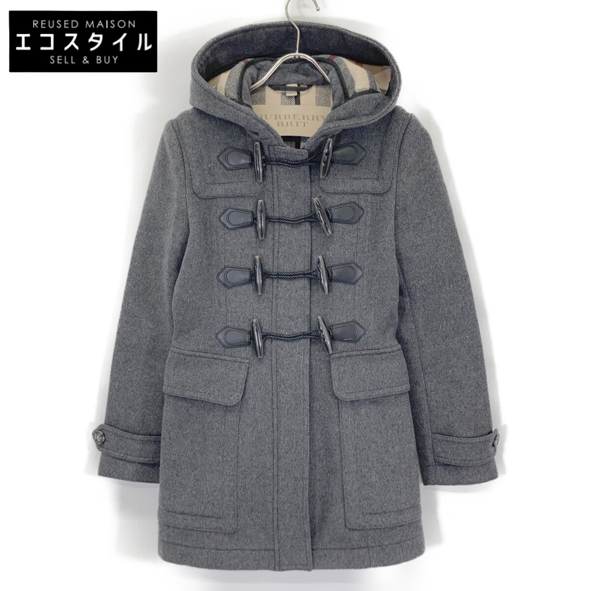 楽天市場】Burberry Brit バーバリーブリット ダッフルコート 美品