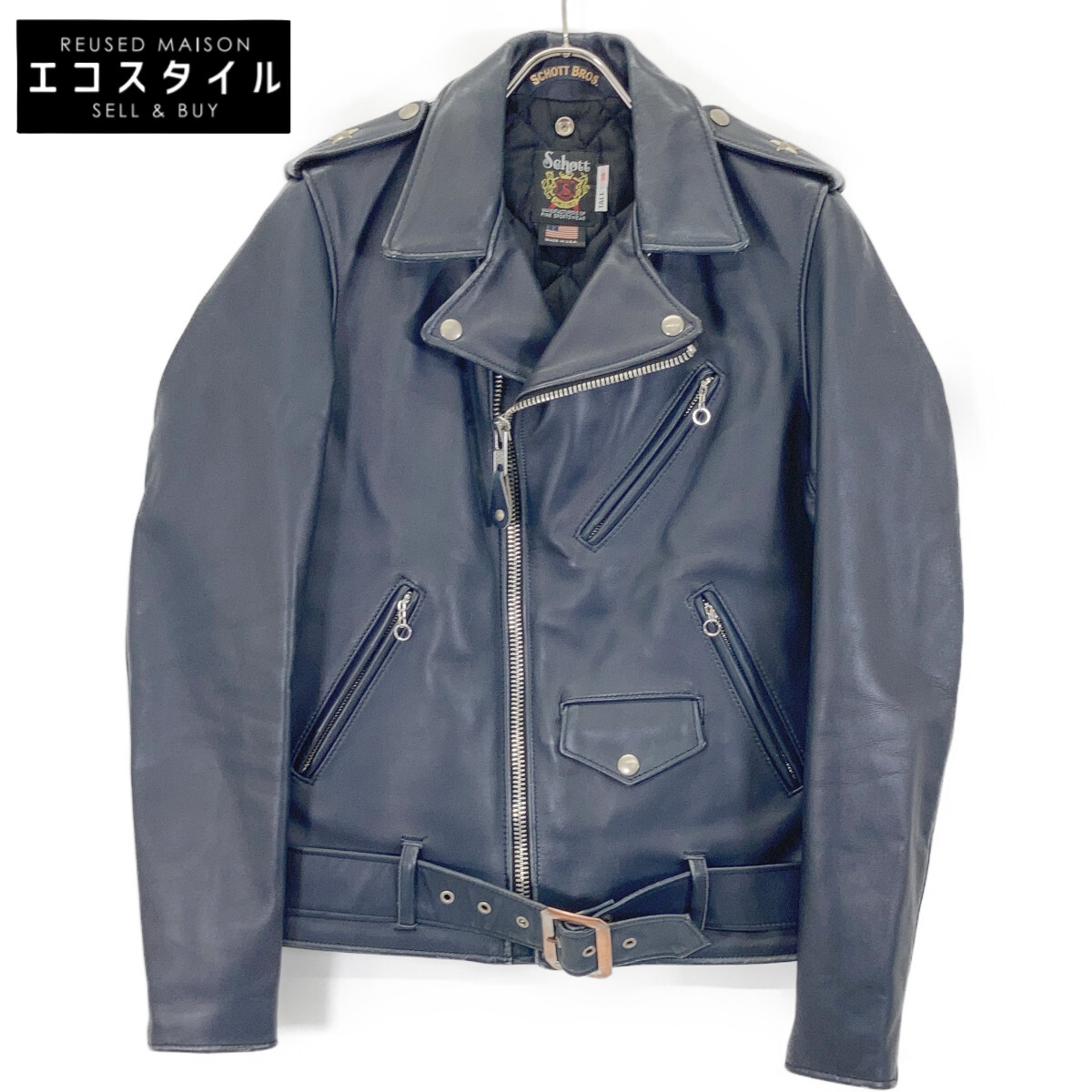 楽天市場】Schott ショット/ライダースジャケット カラード ワンスター