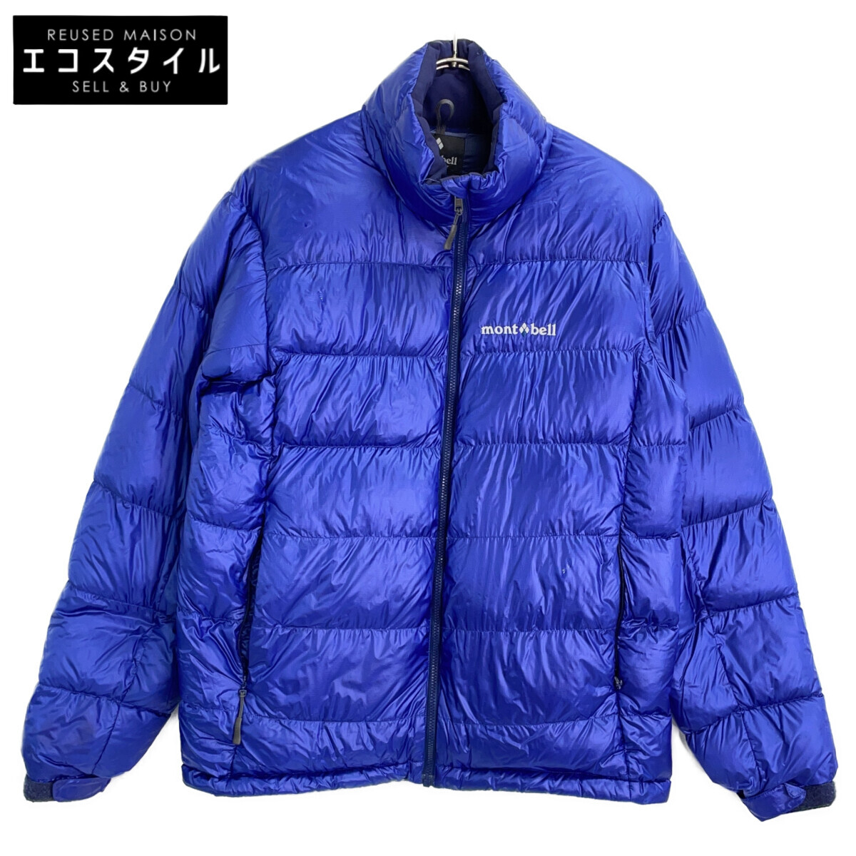 mont-bell モンベル 1101426 ﾌﾞﾙｰ ｱﾙﾊﾟｲﾝﾀﾞｳﾝ ｼﾞｬｹｯﾄ ジャケット S ブルー メンズ 【中古】
