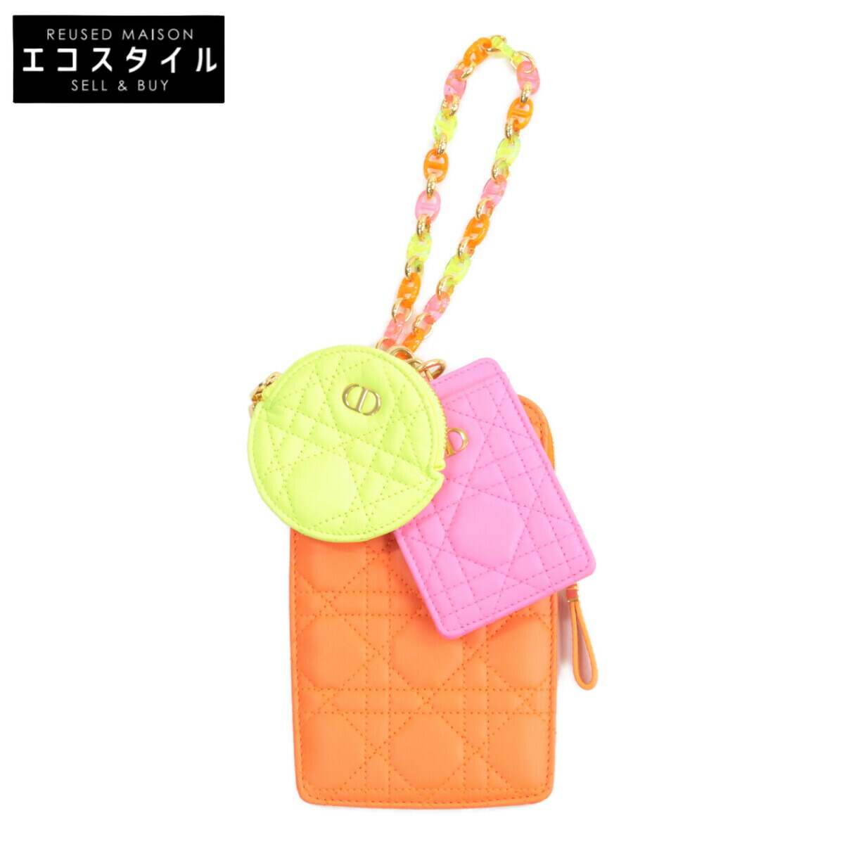 楽天市場】クリスチャンディオール Christian Dior ハニカム柄 ポーチ