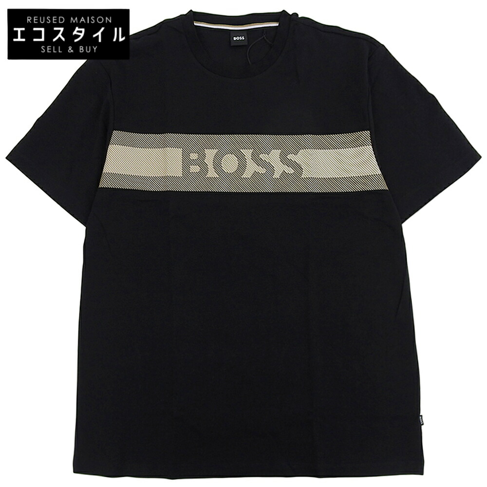 HUGOBOSS ヒューゴボス 新品負けず劣らず ロゴタイプ プルオーバー プルオーバー トップス メンズ 黒いこと XXL 50495687 トップス   XXL 黒いこと メンズ 【中古】