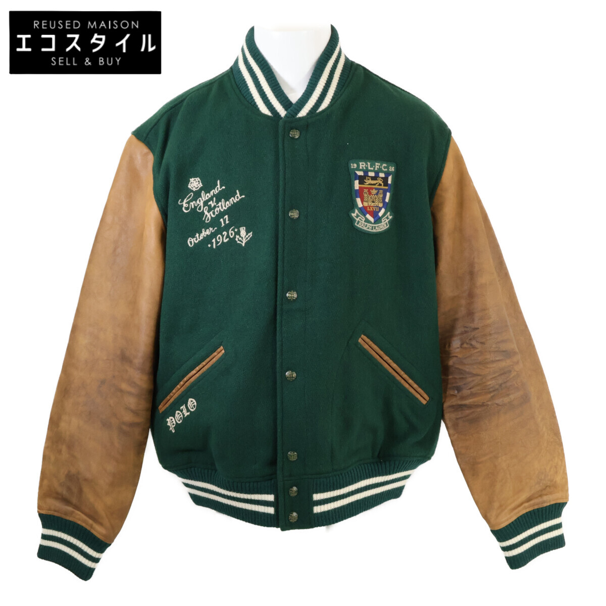 POLO RALPH LAUREN 牛革レザーG-1フライトジャケット POLO RALPH 