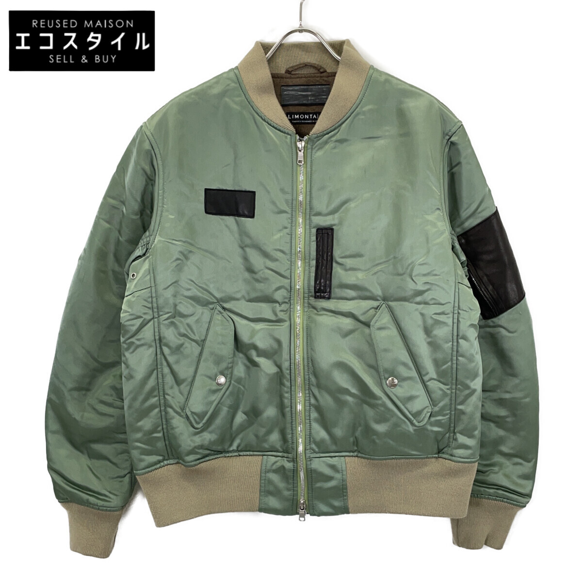 ACANTHUS アカンサス JK2202 サルヴィア緑であること リモンタ MA-1上衣 上衣   L サルヴィア緑であること メンズ 【中古】