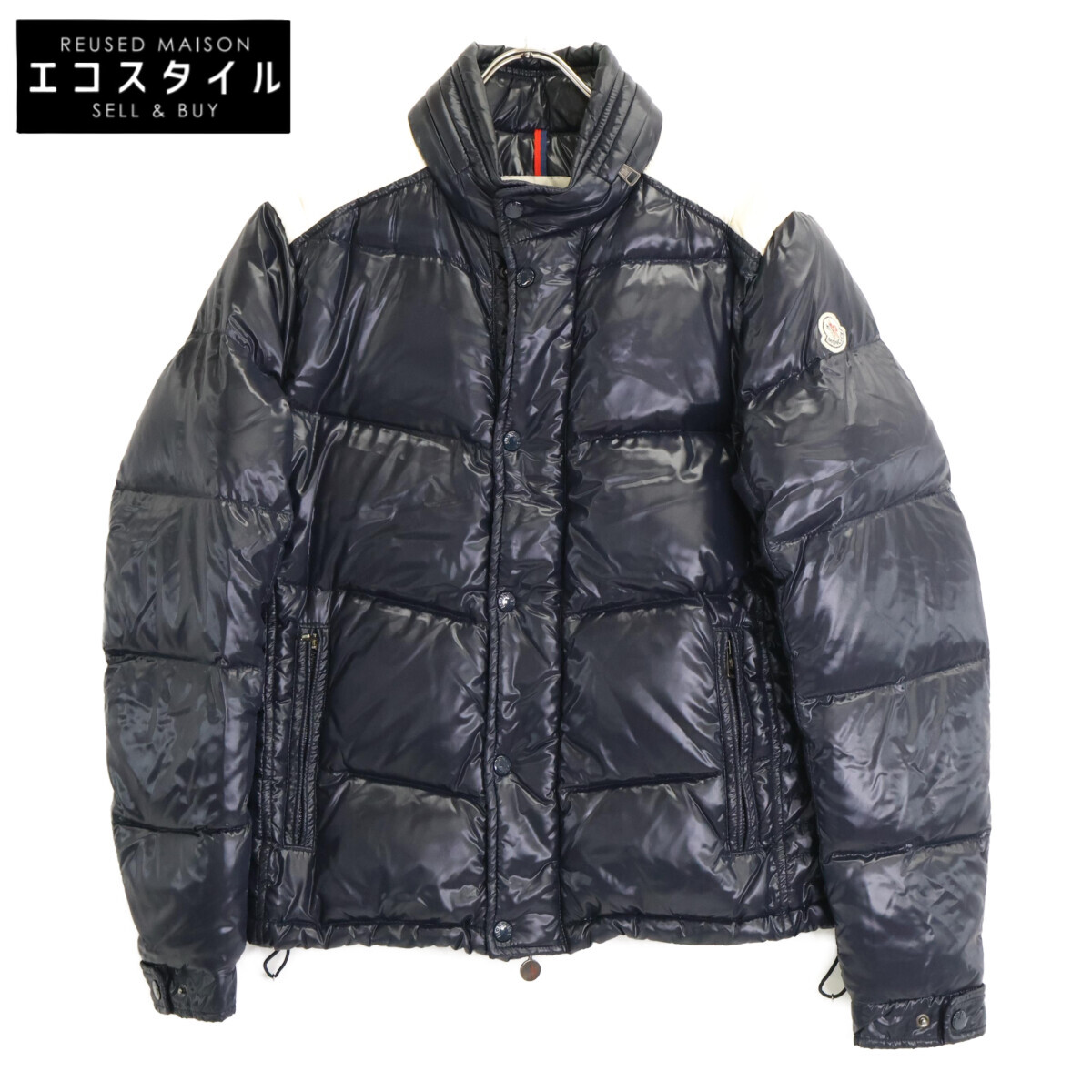 MONCLER モンク線路 40349 AUSTIN オースティン 落ちこむ上衣 上衣   4 米国海軍 メンズ 【中古】