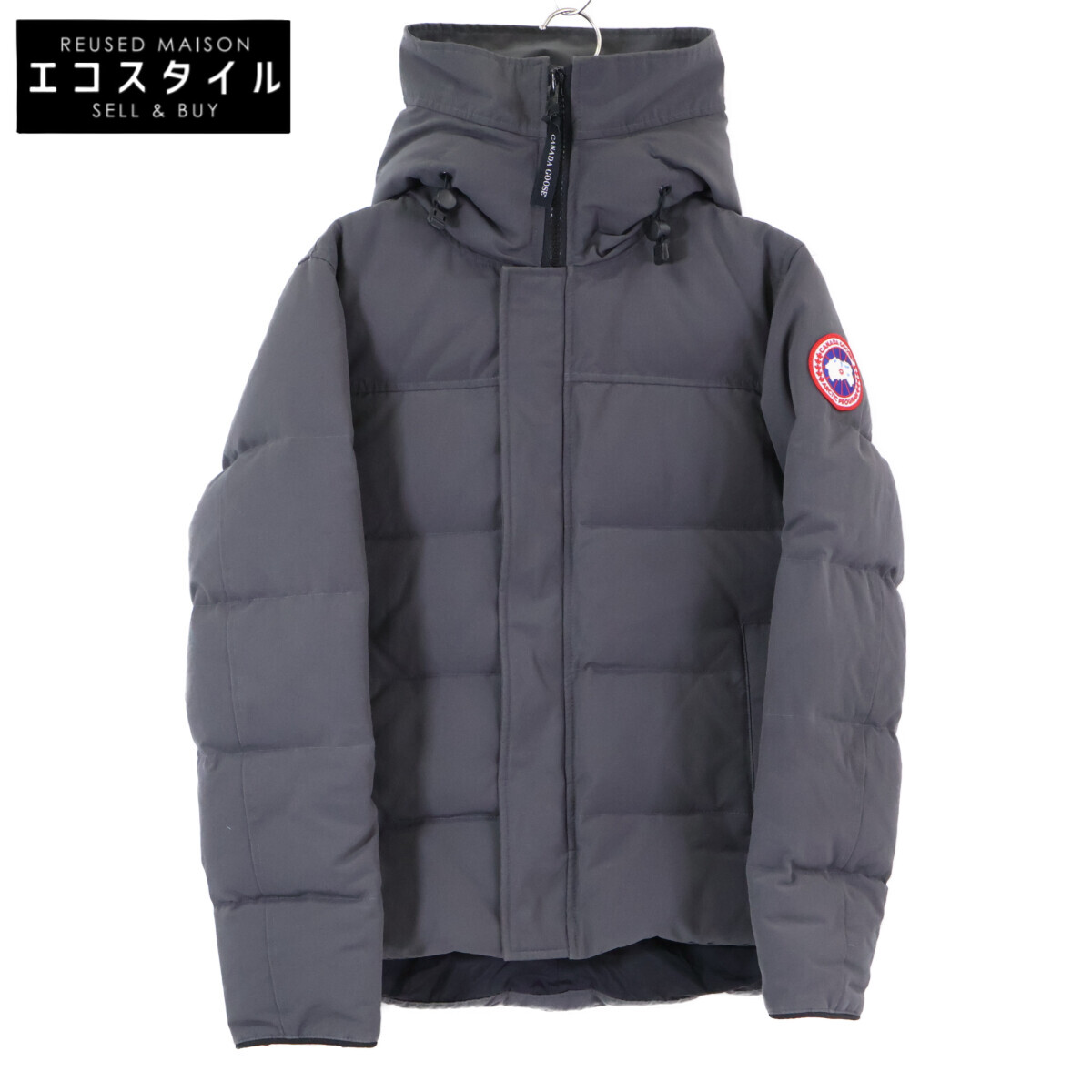 CANADA GOOSE カナダグース 【国内定め事（株）サザビー競技団体】3804MA MACMILLAN PARKA マクミランパーカ 落ちこむ 上衣 FUSION S/P 黒鉛 メンズ 【中古】