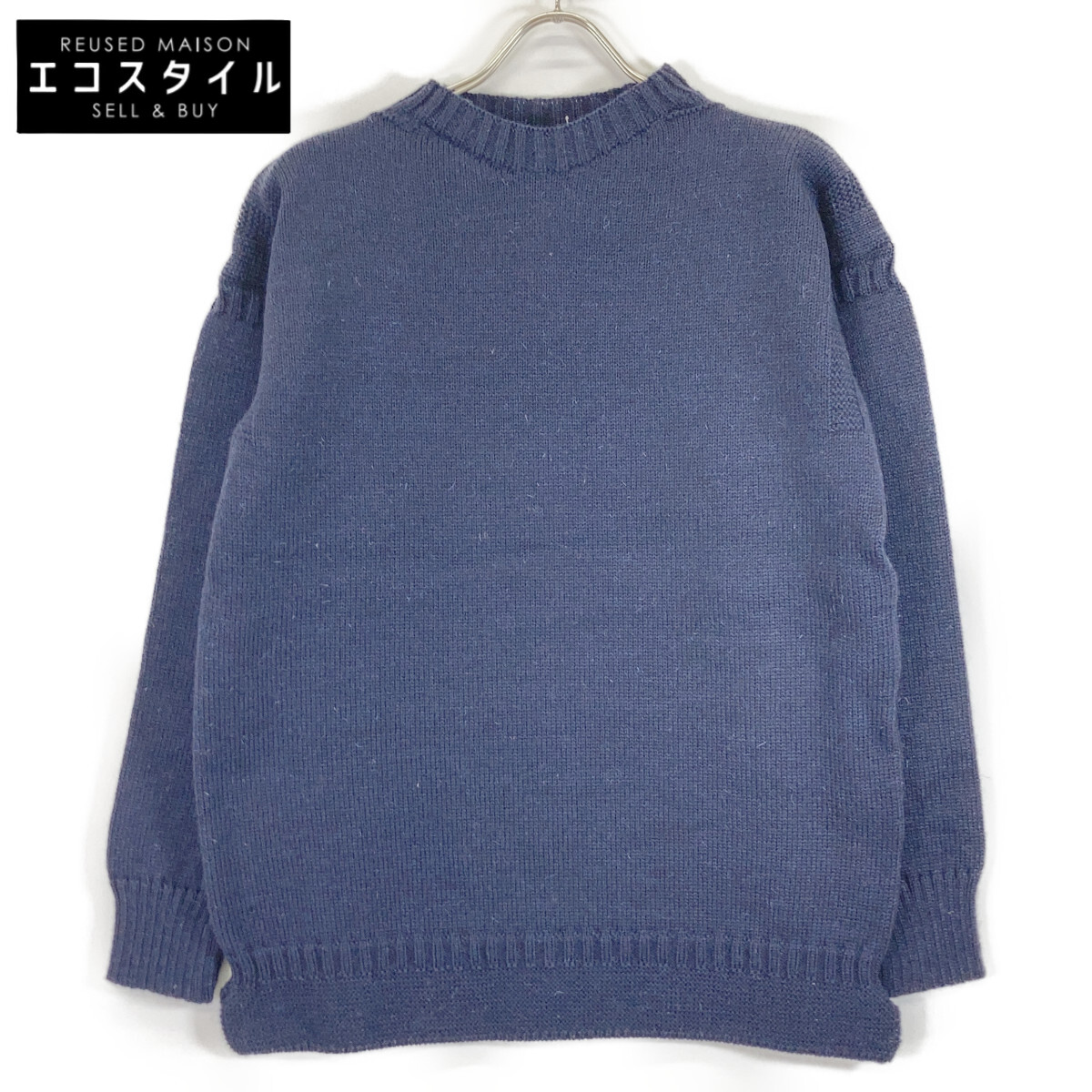 Brooks Brothers ブルックスブラザーズ 100-300-310-312 UK製 米国海軍 クルーネックセーター トップス   S 米国海軍 メンズ 【中古】