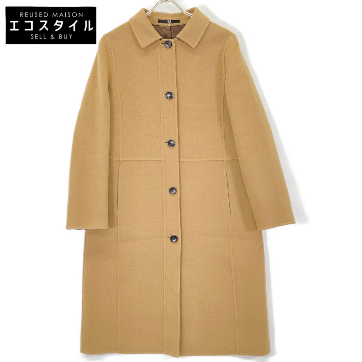 楽天市場】美品【中古】ダックス DAKS ウールコート コート レディース