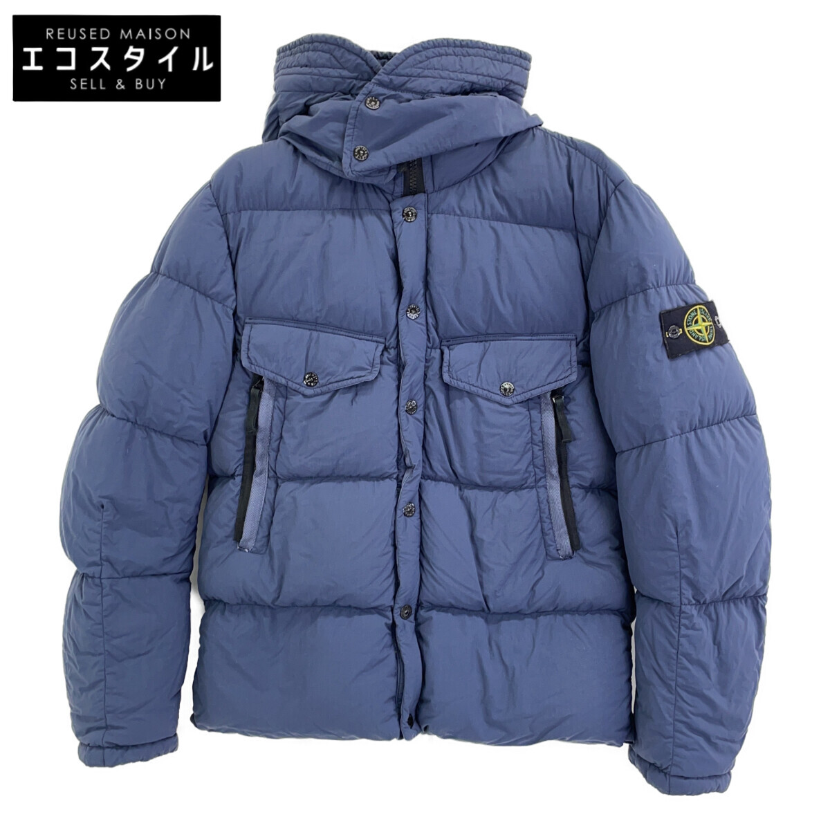 STONE ISLAND ストーンアイランド 米国海軍 651546332-A FUR COLLAR DOWN 上衣   M 薄墨色 メンズ 【中古】