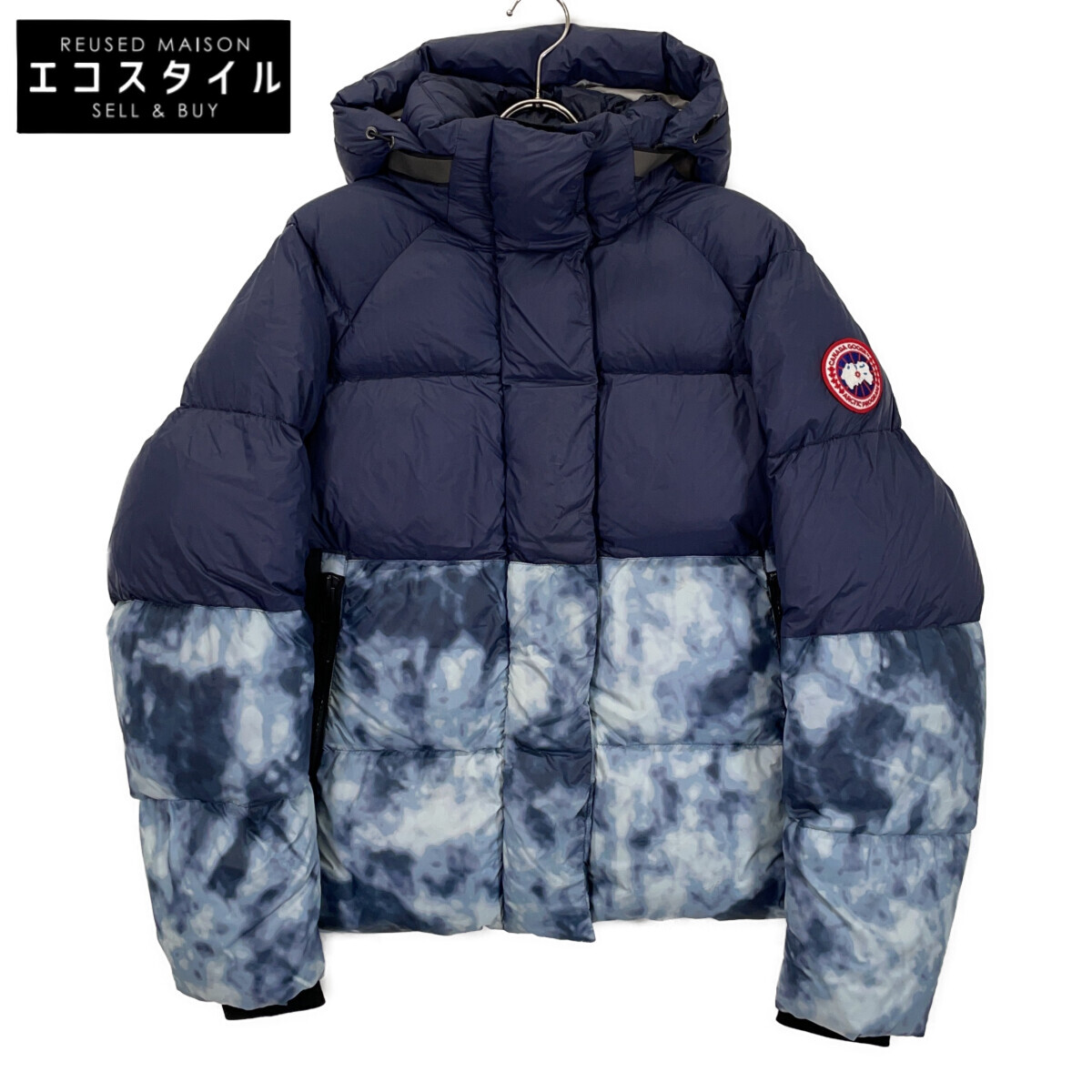 CANADA GOOSE カナダグース 2602W1 ﾌﾞﾙｰ Junction Parka/ｼﾞｬｸｼｮﾝﾊﾟｰｶｰ ジャケット LG ブルー×ブラック メンズ 【中古】