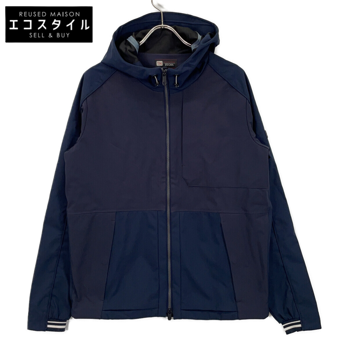 楽天市場】Z Zegna ジー ゼニア ジャケット ネイビー×ホワイト 紺白