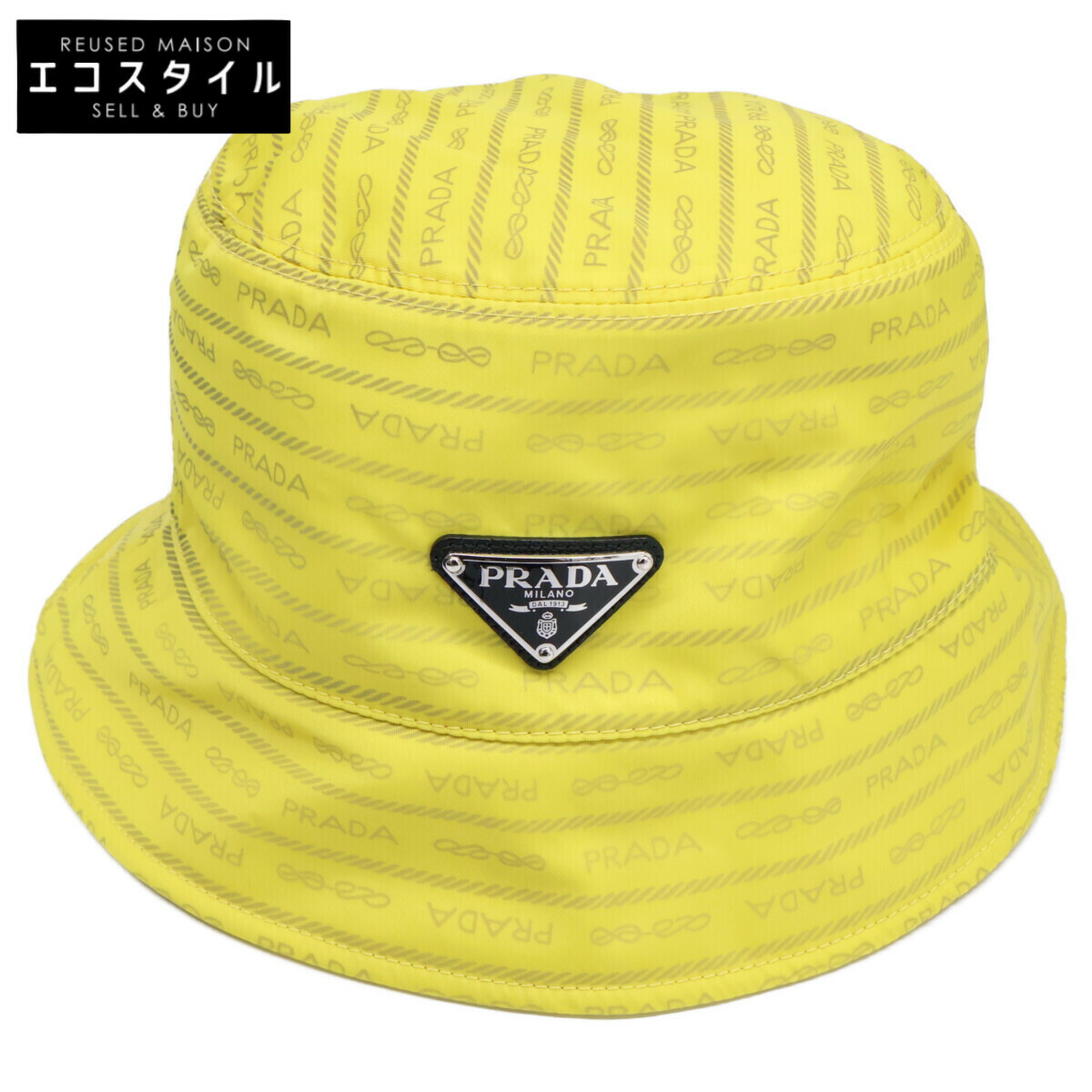 楽天市場】PRADA(プラダ) Re-Nylon バケットハット 帽子 バケハ L