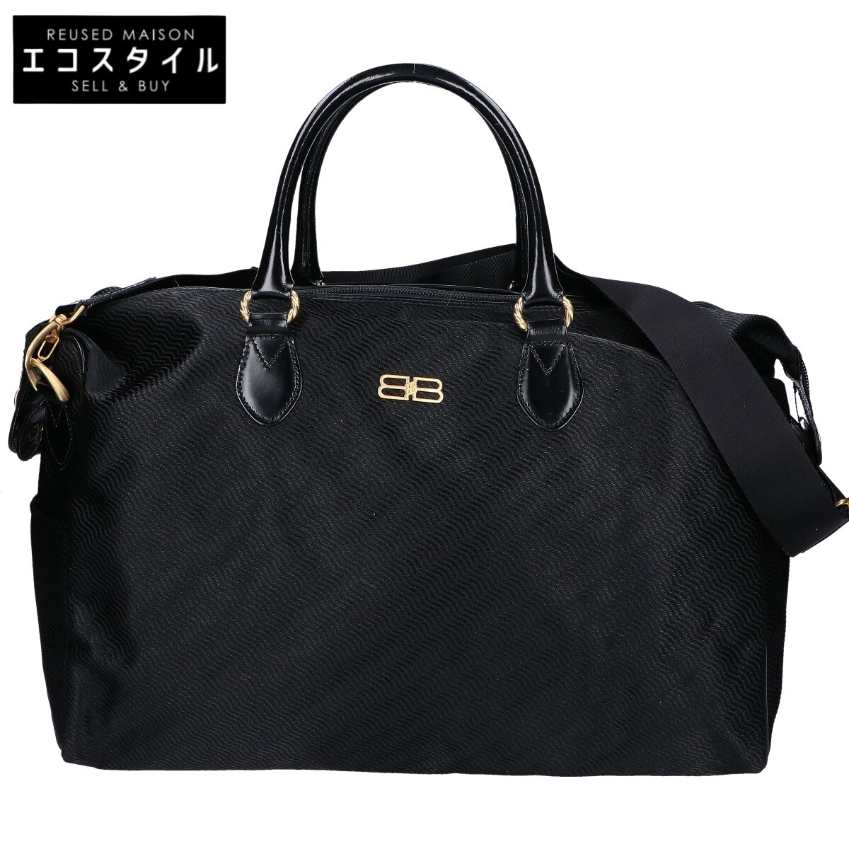 楽天市場】BALENCIAGA Black ホイッスル ミニボストンバッグ 170934