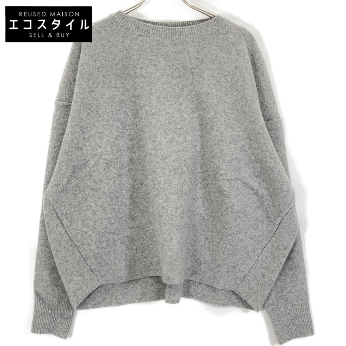 PaddyHill パディーヒル 23AW-PH0008 Cocoon ティーシャツ トップス   36 薄墨色 レディース 【中古】