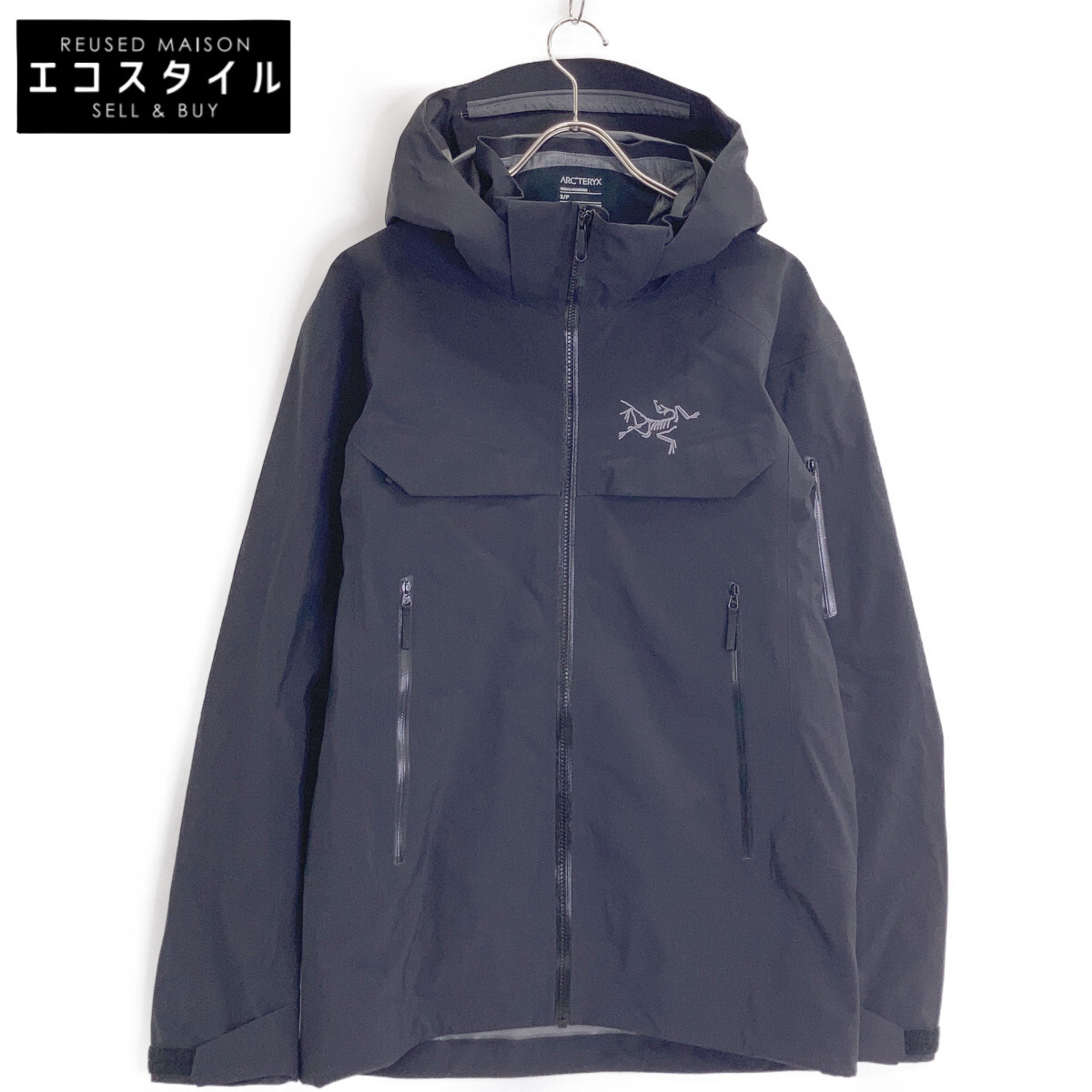ARC\u0027TERYX アークテリクス 23年製 X000007060 黒いこと MACAI SHELL JACKET/マカイシェルジャケット 上衣   S 黒いこと メンズ 【中古】