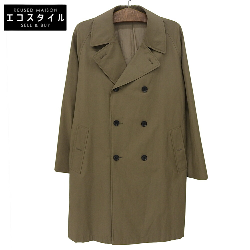UNITED ARROWS ユナイテッドアローズ セミダブルロングコート メンズ ブラウン 48 1125-299-8710 コート 48 ブラウン メンズ 【中古】