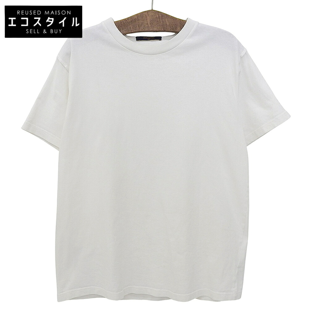 LOUIS VUITTON ルイヴィトン 綿織物100 ティーシャツ ティーシャツ トップス メンズ 白いこと L RM192Q JYN HHY40W 19AW トップス   L 白いこと メンズ 【中古】