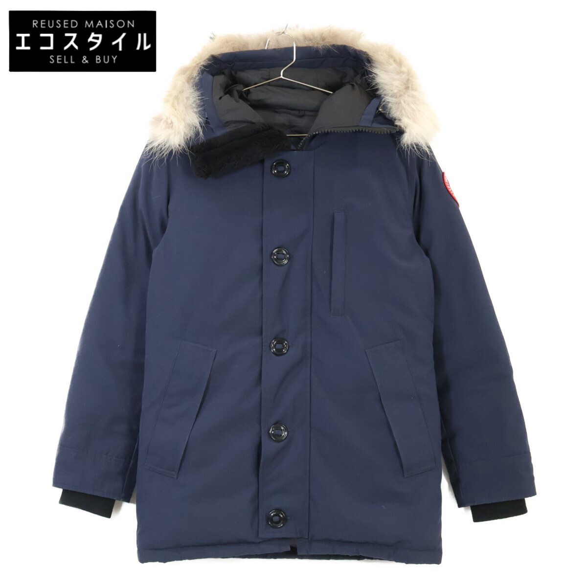 CANADA GOOSE カナダグース 【国内置き目（株）サザビー競技団体】3438JM JASPER PARKA ジャスパー アノラック 落ちこむ上衣 上衣 XS/TP 青色青色 メンズ 【中古】