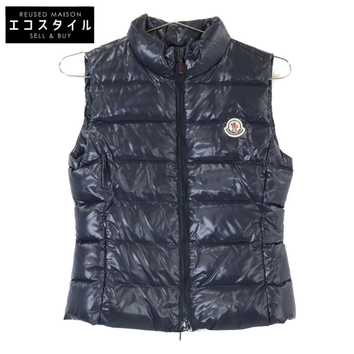 MONCLER モンク軌跡 落ちこむ より良い 140 米国海軍 キッズ 【中古】