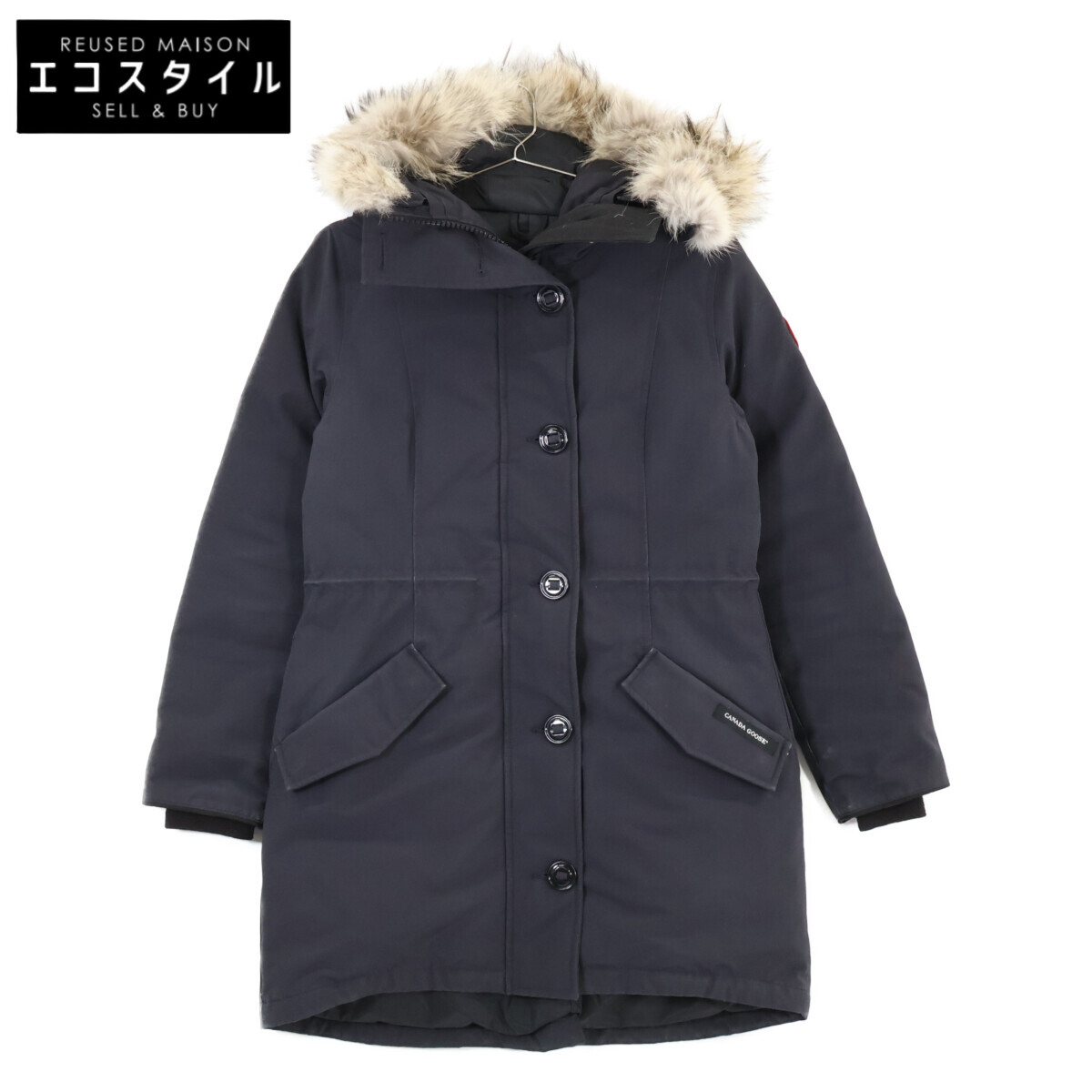 CANADA GOOSE カナダグース 【国内定まり（株）サザビー競技団体】2580天使の都市 ROSSCLAIR PARKA ロスクレアパーカ 落ち込む 厚地の外套 FOUSION M/M 米国海軍 レディース 【中古】